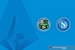 Napoli berbagi poin dengan Sassuolo usai drama enam gol