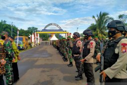 TNI-POLRI gelar pengamanan kunjungan Presiden ke Banten
