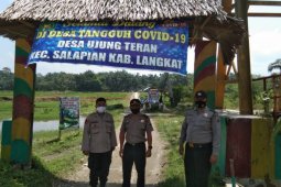 Polsek Salapian Langkat dorong warga wujudkan kampung tangguh
