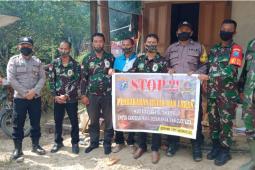 Gandeng tiga pilar, Satgas TMMD Kodim 1206/PSB sosialisasikan Karhutla