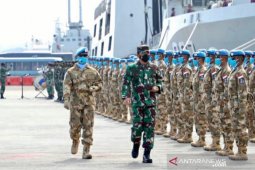 Panglima TNI lepas Satgas maritim TNI gabung UNIFIL di Lebanon
