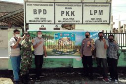 Desa Jorok pasang portal siap sukseskan Program Kampung Sehat NTB 2