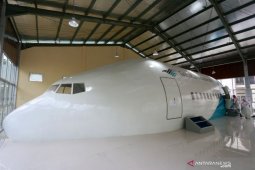 Asrama Haji Gorontalo miliki replika pesawat Garuda Boeing 777
