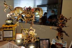 Pameran ogoh-ogoh menjelang Nyepi