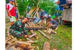 Personel Satgas TMMD KODIM 1206/PSB siap bantu warga