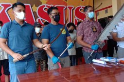 Polda Banten tangkap geng motor "All Star" bawa senjata tajam
