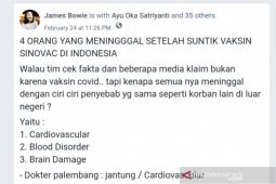 Hoaks! Empat nakes meninggal akibat vaksinasi COVID-19