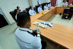 Personel BNNP Malut jalani tes urine secara mendadak