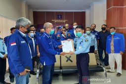 Demokrat Aceh sambangi Kemenkumham nyatakan setia pada AHY