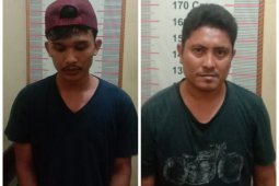 Polsek Hinai Langkat tangkap dua tersangka miliki sabu