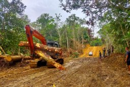 TMMD bangun jalan guna permudah akses masyarakat Pengkadan