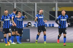Inter kokoh di puncak klasemen usai  menang 1-0 atas Atalanta