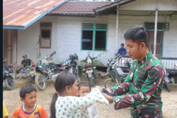 Anggota Kodim 1206 Serda M Danny berasal dari daerah danau Sentarum