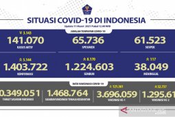 3.696.059 orang telah jalani vaksinasi dosis pertama