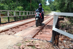 Akses menuju dusun Suka Ramai semakin mudah Berkat pelaksanaan TMMD
