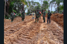 Dandim 1206/PSB pastikan program TMMD ke-110 berjalan ancar