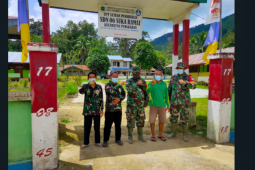 Satgas TMMD dukung SDN 06 Suka Ramai ikuti lomba tingkat kabupaten