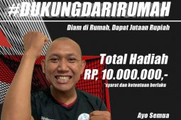PSSI Pers gelar lomba 'chants' kampanye #DukungdariRumah jelang Piala Menpora