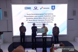 Gubernur Babel tandatangani MoU distribusi BBM dan LPG e-money