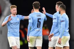 Man City meluncur mulus ke perempat  final Liga Champions