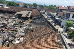 Sebanyak 372 pedagang terdampak kebakaran Pasar Campurdarat