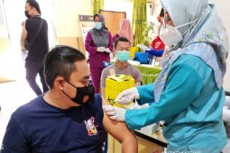 182 personel polisi jalani vaksinasi dosis kedua