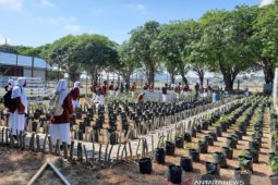 Pelajar SMP di Sabang sekolah lapangan di Lanud Maimun Saleh