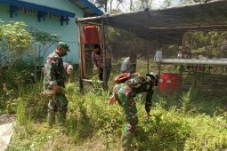 Satgas TMMD Kodim 1206/0SB berikan motivasi warga untuk menanam sayur