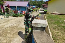 Satgas TMMD peduli terhadap sarana pendidikan Suka Ramai