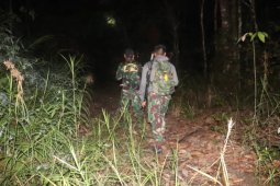 Satgas TMMD Kodim 1206/PSB patroli berburu hama Padi