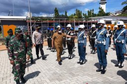 Ribuan personil gabungan amankan kunjungan kerja Presiden Jokowi di Maluku