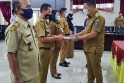 Wawako pimpin sertijab lima pejabat Pemkot Sibolga