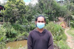 Joni Tokoh Pemuda Beringin mengaku senang adanya pembangunan jalan TMMD