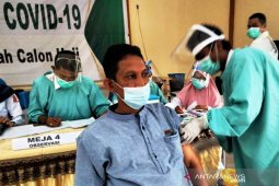 100 orang jamaah calon haji asal Nagan Raya disuntik divaksin COVID-19, ada apa?