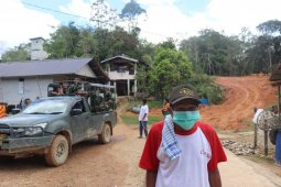 Warga beri apresiasi walaupun jalan TMMD belum selesai