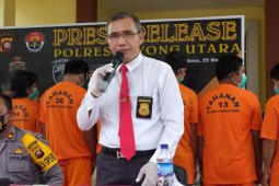 Polisi  bekuk pencuri di warung sembako Teluk Batang