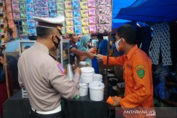 Abaikan protokol kesehatan di Wilkum Polres Tapsel, 135 orang dapat teguran