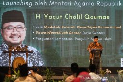 Menag Yaqut ajak civitas UINSA teladani dakwah moderat Sunan Ampel