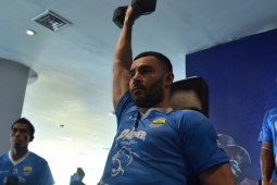 Farshad Noor jalani latihan perdana bareng pemain Persib Bandung