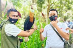 Humas Polda NTB "media gathering" di Kebun Binatang Lombok Wildlife Park