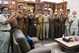 Plt Wali Kota Binjai terima audensi LVRI dan Pujakesuma