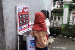 Tempat cuci tangan buatan relawan SIBAT PMI