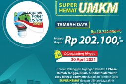 PLN perpanjang paket tambah daya UMKM