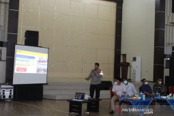 Kapolres Tapteng ikuti rapat percepatan vaksinasi dan sinerginitas pengamanan COVID-19