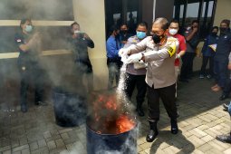 Polresta Sidoarjo musnahkan 6,3 kilogram sabu-sabu