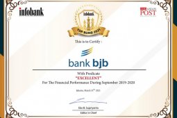 Bank BJB sabet penghargaan "Infobank Top BUMD Award 2021"