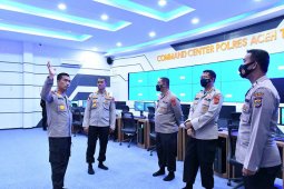 Kapolda Aceh tinjau kesiapan pusat komando Polres Aceh Timur