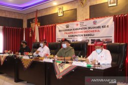 Saat Muskab, PMI Bangli terima bantuan satu unit mobil