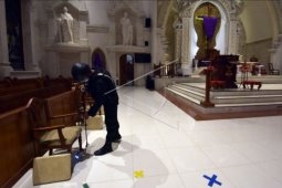 Sterilisasi Gereja Katedral Denpasar