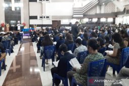 Ibadah Jumat Agung di HKBP CIbinong dibagi empat sesi hindari kerumunan
